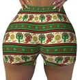 thumbnail image 2 of Sikiie Vintage Mexican Workout Shorts Women Scrunch Butt Gym Shorts Seamless High Waist Tummy Control Yoga Biker Athletic Shorts-X-Large, 2 of 8