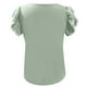 thumbnail image 5 of Camiseta de verano holgada y casual para mujer a la última: versátil, fácil de cuidar, perfecta para vaqueros y ocasiones especiales, 5 of 6