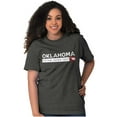 thumbnail image 4 of Oklahoma Map State Shape Established Men's Graphic T Shirt Tees Brisco Brands X, 4 of 6
