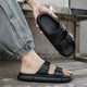 thumbnail image 4 of Zapatillas de suela gruesa para hombre, zapatillas de verano para exteriores para hombre y mujer, suela blanda para el hogar, 4 of 6