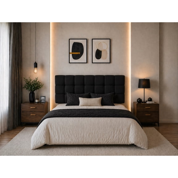 Cabecera EL BAZAR STORE Linq Matrimonial Gris oxford Ajuste de altura