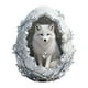 thumbnail image 2 of Herunwer Forest Animal Hanging Ornament, Animal Christmas Decoration, Christmas Tree Animal Pattern 2D Acrylic Ornament, Christmas Tree Hanging Decoration, Animal Ornament, 2 of 6