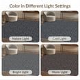 thumbnail image 7 of ODIKA 6'x9' Dark Gray Diamond Geometric Washable Area Rug Interlocking Motifs With Repeating Chain And Modern Abstract Non-Slip, Chair-Friendly, for Dining Room, Under Table, Office Décor, 7 of 7