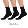 thumbnail image 1 of 3 par/lote de nuevos calcetines de algodón para hombre, nuevos estilos, calcetines negros de negocios para hombre, calcetines suaves transpirables de otoño y primavera para hombre, blanco, talla grande Tan Jianjun unisex, 1 of 2