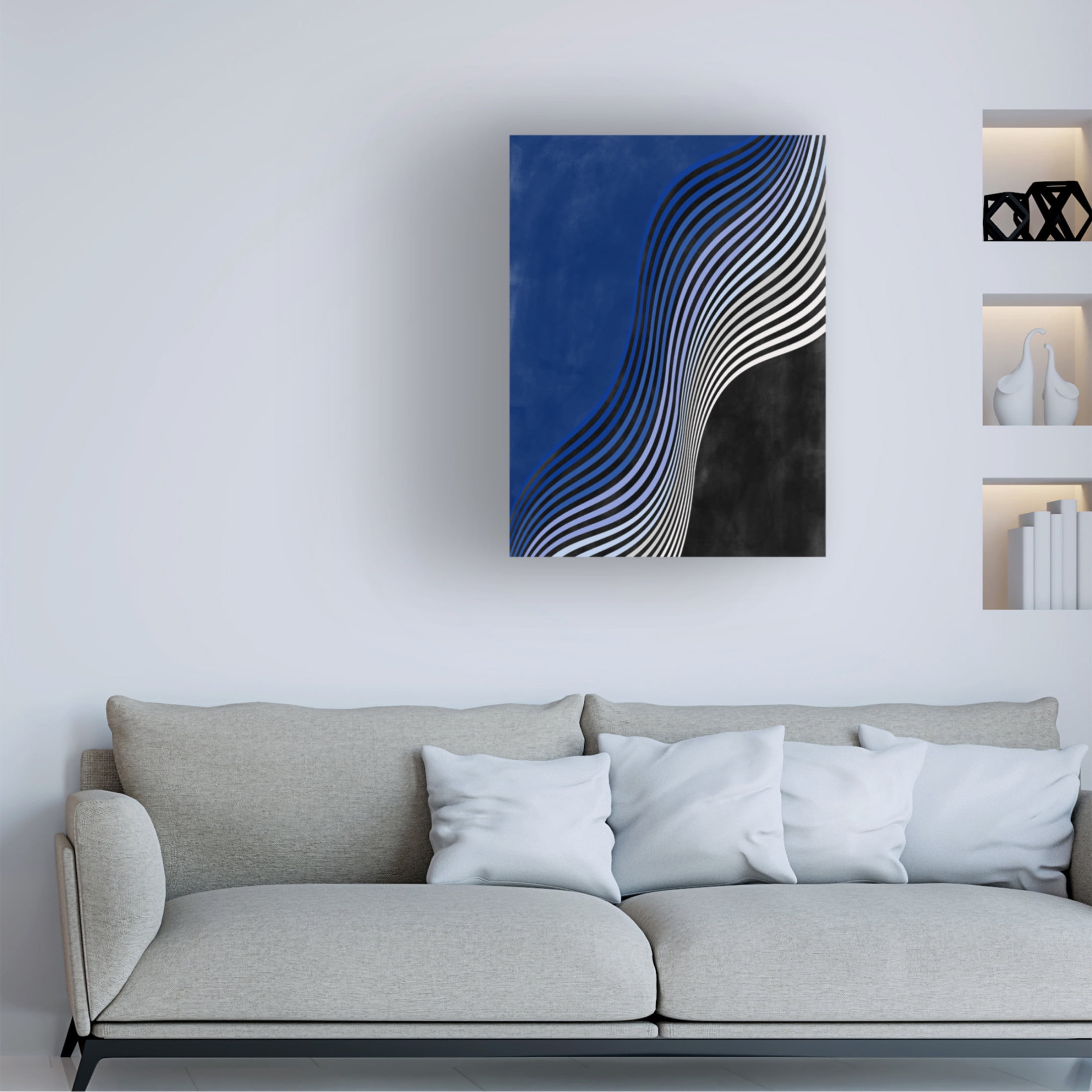 Trademark Fine Art Elena Ristova Indigo38 Canvas Wall Art