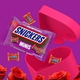 thumbnail image 6 of Snickers Minis Candy Valentine's Day Chocolate Bars Individually Wrapped - 10.48 oz Bag, 6 of 12