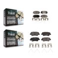 thumbnail image 1 of TEC Front Rear Ceramic Brake Pads Kit for Car 2016-2017 Hyundai Veloster Turbocharged KTC-100569, 1 of 10