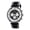 Silver Tone And Black and White, variant on Arthur Men's Silicone Watch 1092BARR