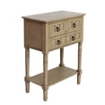 thumbnail image 6 of Entryway Table with Storage, Rustic Small Console Table w/ 3 Drawers & Open Bottom Shelf, Skinny Wood Console Table, Narrow Sofa Side Table for Living Room, Foyer, Entry Table, Sahara, 6 of 6
