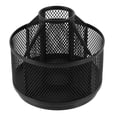 thumbnail image 6 of Raindrops Metal Rotating Pen Holder Desk Organizer for Stationery with Ample Space Black 360° Swivel, 6 of 7