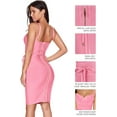 thumbnail image 3 of Womens Rayon Belt Detail Bandage Bodycon Party Dress, 3 of 5