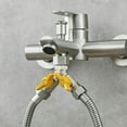 thumbnail image 5 of Multiple Usage Shower Arm Diverter, Nickel Plated Brass Ensures Durability, Double Shut-Off Design Offers Seamless Switching, Garden Hose Splitter Adds Extra Functionality, 5 of 5