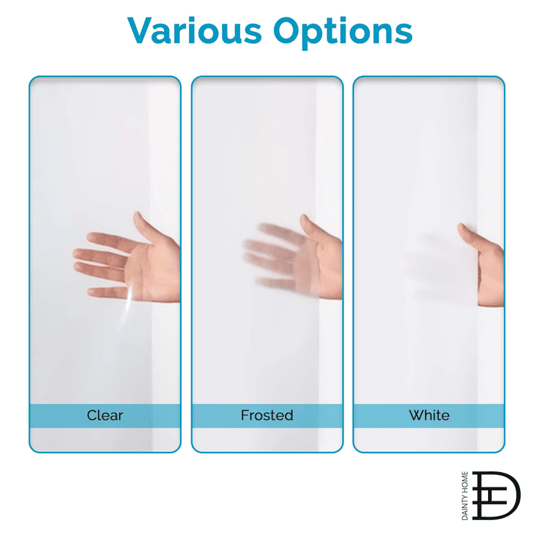 Dainty Home Heavy Weight Shower Curtain Liner Clear photo 3