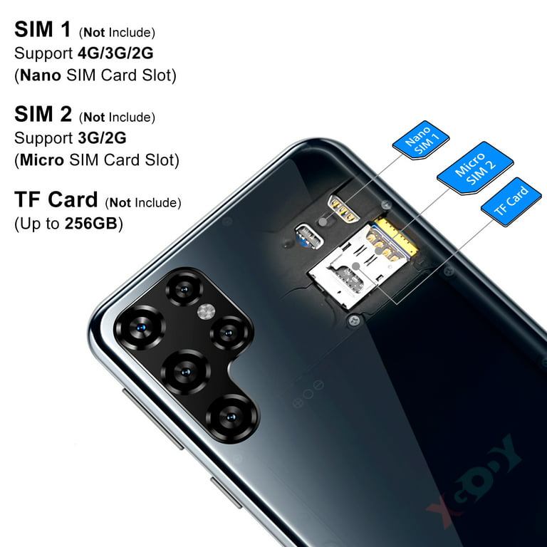 XGODY 6.3 Inch Unlocked Mobile Smart Phone Android 10 Smartphone Dual SIM  New AU