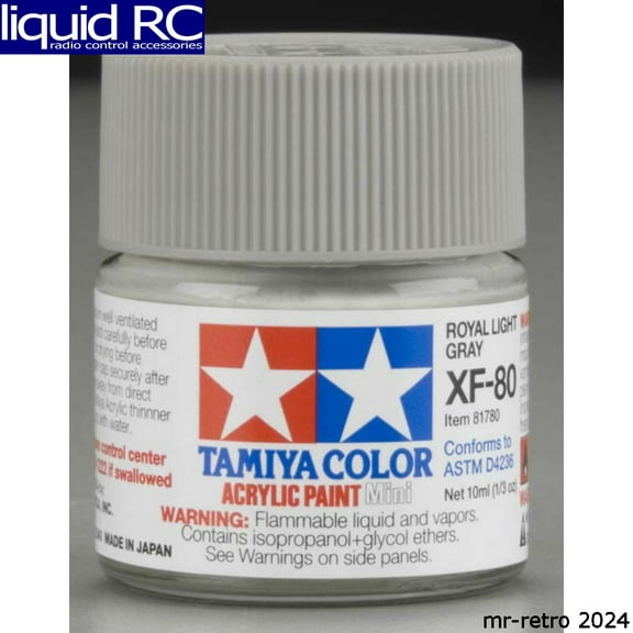 Tamiya USA TAM81780 Acrylic Mini Xf80 Navy Gray
