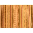 thumbnail image 1 of Ahgly Company Indoor Rectangle Abstract Orange Modern Area Rugs, 5' x 8', 1 of 4
