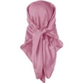 thumbnail image 6 of INSPIRE CHIC Women's Satin Neck Scarf Square Silky Solid Neckerchief Head Wrap Bandanas Pink Purple 90x90cm/35.4x35.4 inches(LxW), 6 of 6