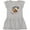AC-Heather Grey, variant on Inktastic Football Like a Girl Girls Toddler Dress