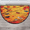 Multicolour 1, variant on CURLYOOT Fish Animal Wild Half Round Door Mat 24'' x 36'', Indoor Outdoor Entrance Rug, Semi Circular Area Rug, Non Slip Washable Absorbent Doormat, Laundry Room Rug