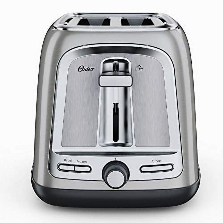 Oster 2 Slice Toaster With Extra-wide Slots In Brushed Stainless