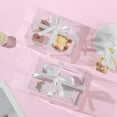 thumbnail image 7 of 3Pcs Pink Bento Cake Cupcake Combo Boxes Valentine's Day 1+2 Bento Box with Clear Lid 2 Holes Pastry Sweets Cake Cupcake Combo Box Baking Supplies for Valentine Wedding Birthday Party(Pink 1+2/3Pcs), 7 of 7