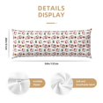 thumbnail image 3 of Balery Cute Christmas Hat Penguin A Funda Protectora para Almohada Corporal de Algodón Hipoalergénico con Cierre(55 x 21 pulgadas), Almohadas No Incluidas, 3 of 7
