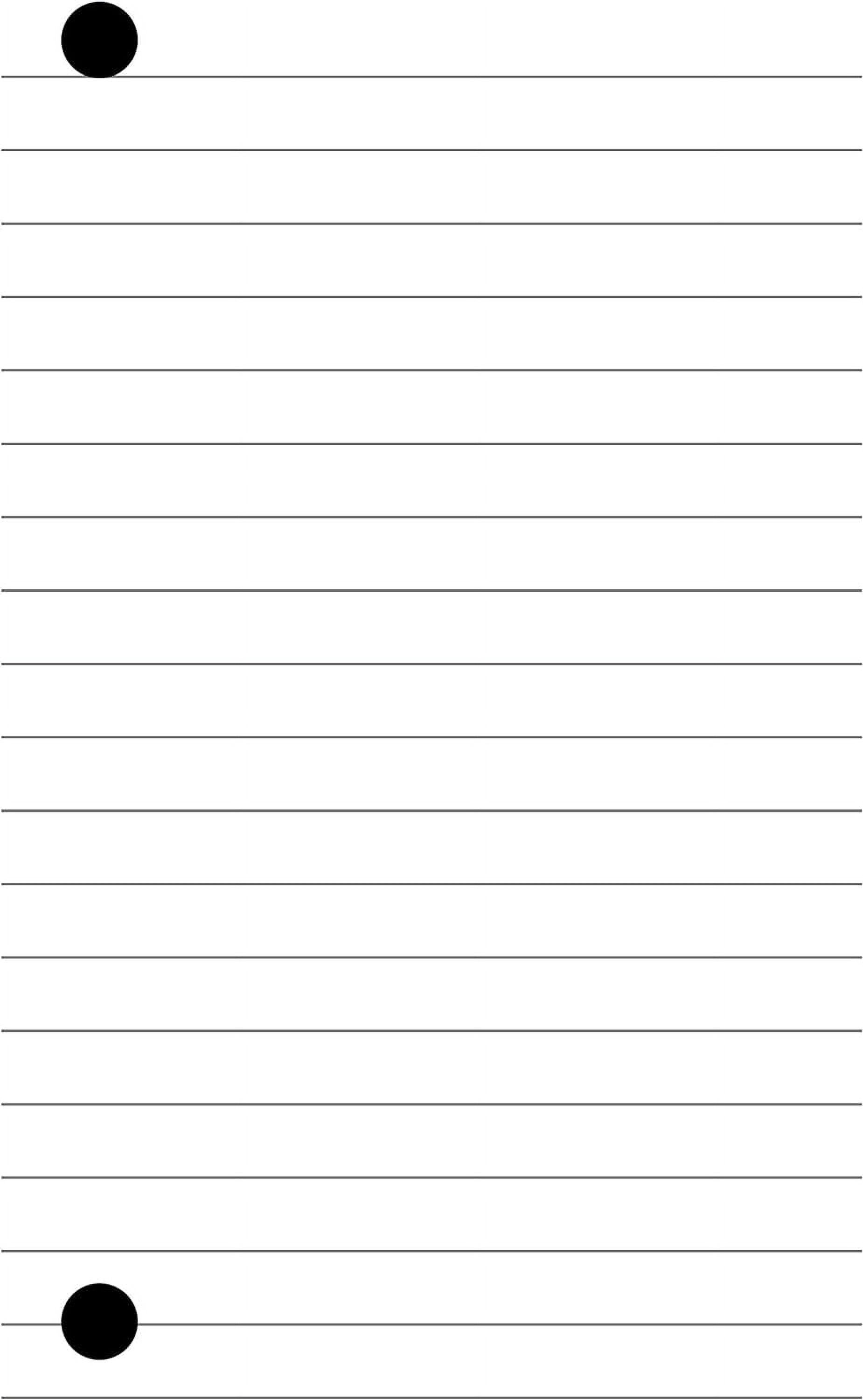 Green Index Card Binder  100 White 3"x5" Cardstock Index Cards, Lined Portrait Format