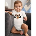 thumbnail image 2 of Cute Vampire Pug Bodysuit Infant -Image by Shutterstock,  18 Months, 2 of 4