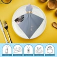 thumbnail image 6 of FANNA Windmill Field Clouds Cloth Napkins Hotel Home Banquet Atmosphere Embellishment Polyester Reusable Gift Set 2 PCS, 6 of 7