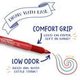 thumbnail image 6 of Crayola Take Note Permanent Markers, 8 Count Assorted Colors, 6 of 8