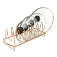 thumbnail image 1 of Kitchen Details Geode Lid Organizer | Free Standing | Pots & Pans | Cutting Boards | Container Lids | Countertop and Cabinet Storage | Copper, 1 of 4