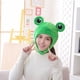 thumbnail image 2 of Gorro de disfraz de rana con orejas grandes, felpa, cosplay, fiesta, 2 of 3