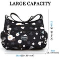 thumbnail image 2 of AOUNQ Crossbody Purses and Handbags for Women Multi Pocket Floral Shoulder Bags Ladies Casual Nylon Purse, 2 of 6