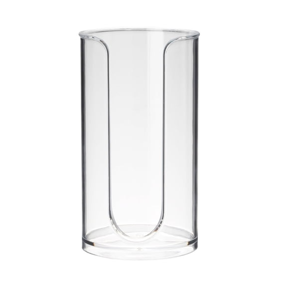 Bathroom Cup Dispenser,Acrylic Disposable Paper Cups Holder,Repeatable Cup Storage Box,Small Transparent Mouthwash Cup Holders for Bathroom,Vanity & Countertop,3 Sizes,Clear(Transparent3)