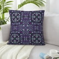 thumbnail image 6 of ZICANCN Kaleidoscope Repeat Decorative Throw Pillow Covers, Bed Couch Sofa Decorative Knit Pillow Covers for Living Room Farmhouse, 16"x16", 6 of 8