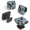thumbnail image 2 of 4 Pcs Cabinet Handle Drawer Pulls Cartoon Cow Knobs with Screws Square Furniture Office Cabinet Knob Decoration, 2 of 7