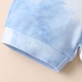 thumbnail image 3 of Vedolay Summer Short Sets Girl's 2 Piece Outfits Print Cami Short Dress with Crop Top Tee,Blue 12-18 Months, 3 of 4