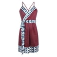 thumbnail image 2 of CHUANK Liquidation Vêtements de Maternité pour Femmes Dames Mode d'Été Imprimé Sans Manches Bretelles Robe de Maternité, 2 of 6