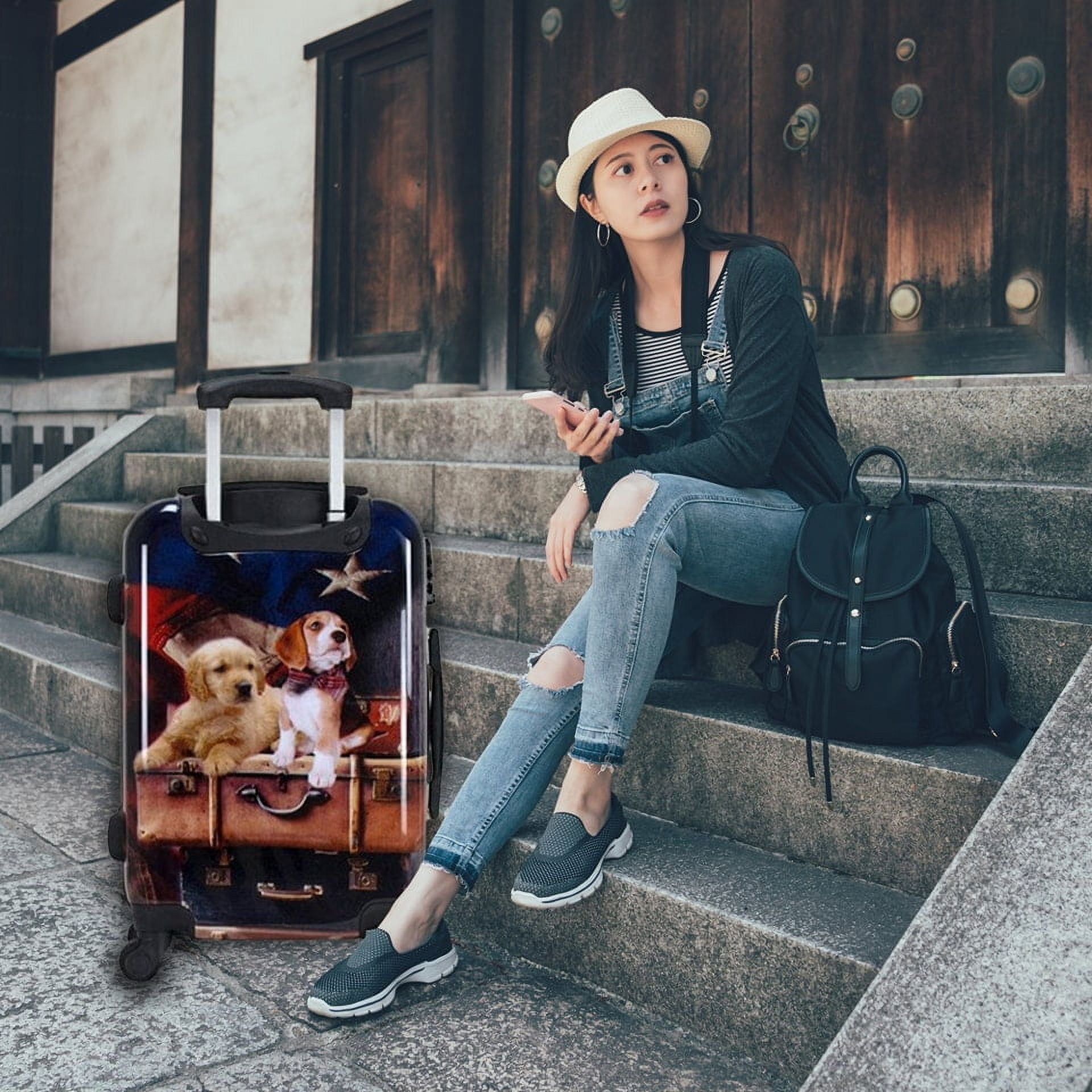 Chariot Freedom Pups 20-Inch Carry-On Hardside Expandable Spinner Luggage