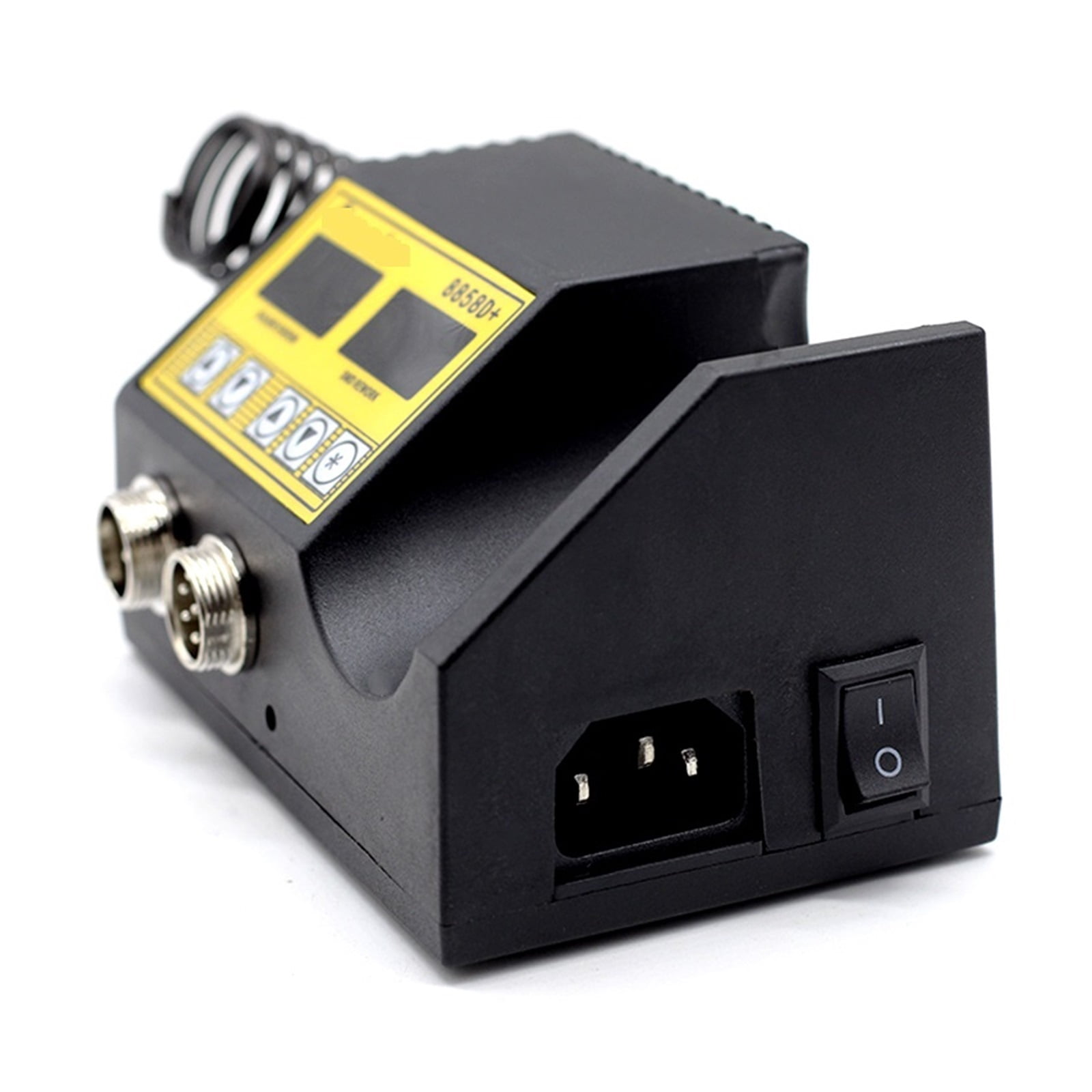 2 In 1 Soldering Station LCD Digital Display BGA Rework Hot Air Blower Heat Gun Hair Dryer Welding Repair Tools 8898 ,High Temperature Resistant