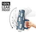 thumbnail image 3 of OBREWU Poodle Dog and Footprint Tumbler with Handle and Lid,Poodle Dog and Footprint 40oz Double Wall Vacuum Insulated Tumbler,Cups Gift for Women and Men, 3 of 7
