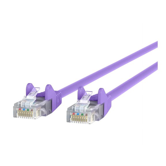 Belkin - Patch cable - RJ-45 (M) to RJ-45 (M) - 0.9 m - UTP - CAT 5e - booted, snagless - purple - for Omniview SMB 1x16, SMB 1x8; OmniView IP 5000HQ; OmniView SMB CAT5 KVM Switch
