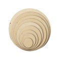 thumbnail image 1 of Personalizado cualquier tamaño MDF tallado decoración del hogar altavoz MDF anillos Sincero Hogar, 1 of 6
