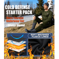 thumbnail image 4 of Thermal Underwear Long Johns for Men Fleece Lined Base Layer Tops and Bottoms Set Cold Weather Clothing Gear Winter Gift, 4 of 6
