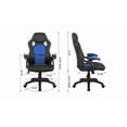 thumbnail image 5 of Chaise de bureau, noir et bleu, 5 of 5