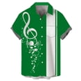 thumbnail image 4 of IWRICH Men's Plus Size Vacation Shirts Button down Short Sleeve Printed Tops Buttons up Summer Beach Hawaiian T Shirts Green XXXL, 4 of 4
