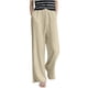 thumbnail image 2 of ICHUANYI Liquidación Pantalones cómodos recortados para tiempo libre para mujer, pantalones deportivos de color sólido, pantalones de yoga ICHUANYI WER202308255686, 2 of 9
