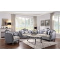 thumbnail image 5 of ACME Ariadne Fabric Tufted Loveseat with 3 Pillows in Platinum Gray, 5 of 5
