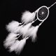 thumbnail image 5 of LADIGASU Cuelga Pluma Circular Artesanía Colgante Hogar Rebajas Flash Deals 1X Atrapasueños Blanco, 5 of 7