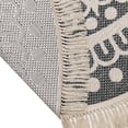 thumbnail image 5 of 6'6" Round Hamden Grey Patio Rug with Fringe, 5 of 5